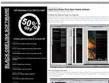 Tablet Screenshot of blackobelisksoftware.com
